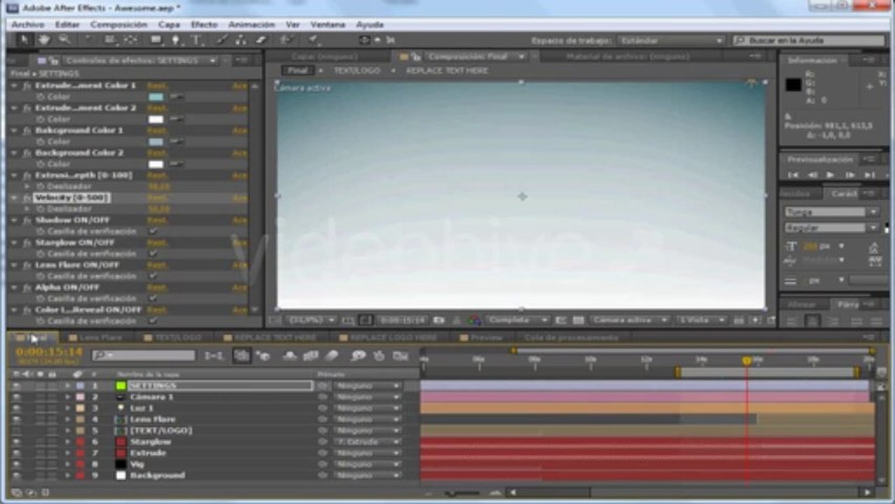 3D Titles Creator - After Effects Template