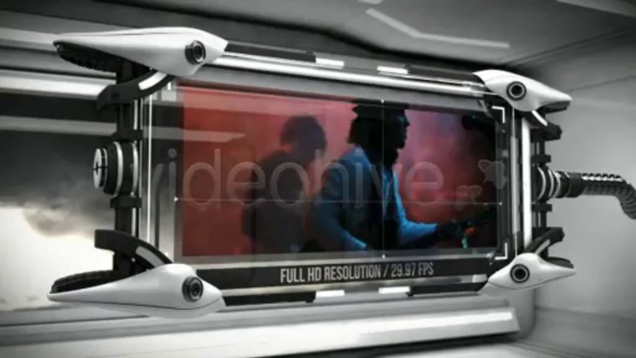 Hi Tech 3d screen - After Effects Template
