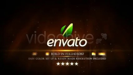 Luxury Light Streaks Logo Reveal - After Effects Template