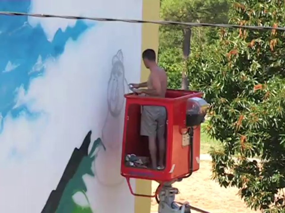 La cinquième fresque de l'Aubradou