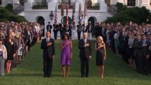 11-Septembre : Barack Obama observe une minute de silence
