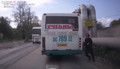 Luckiest man ever...Final destination with a Truck!