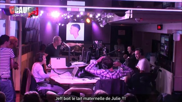Jeff boit le lait maternelle de Julie !! - C'Cauet sur NRJ