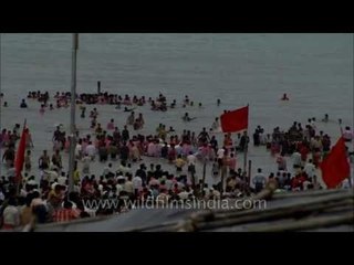 Ganesh gets consigned to the waters of the Arabian Sea! Ganesh Chaturthi