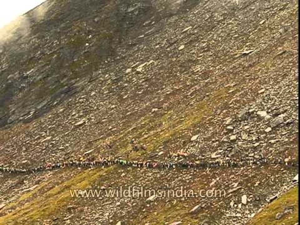Treking through the magnificient hills