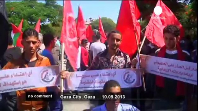 Gaza: manifestation de solidarité avec... - no comment