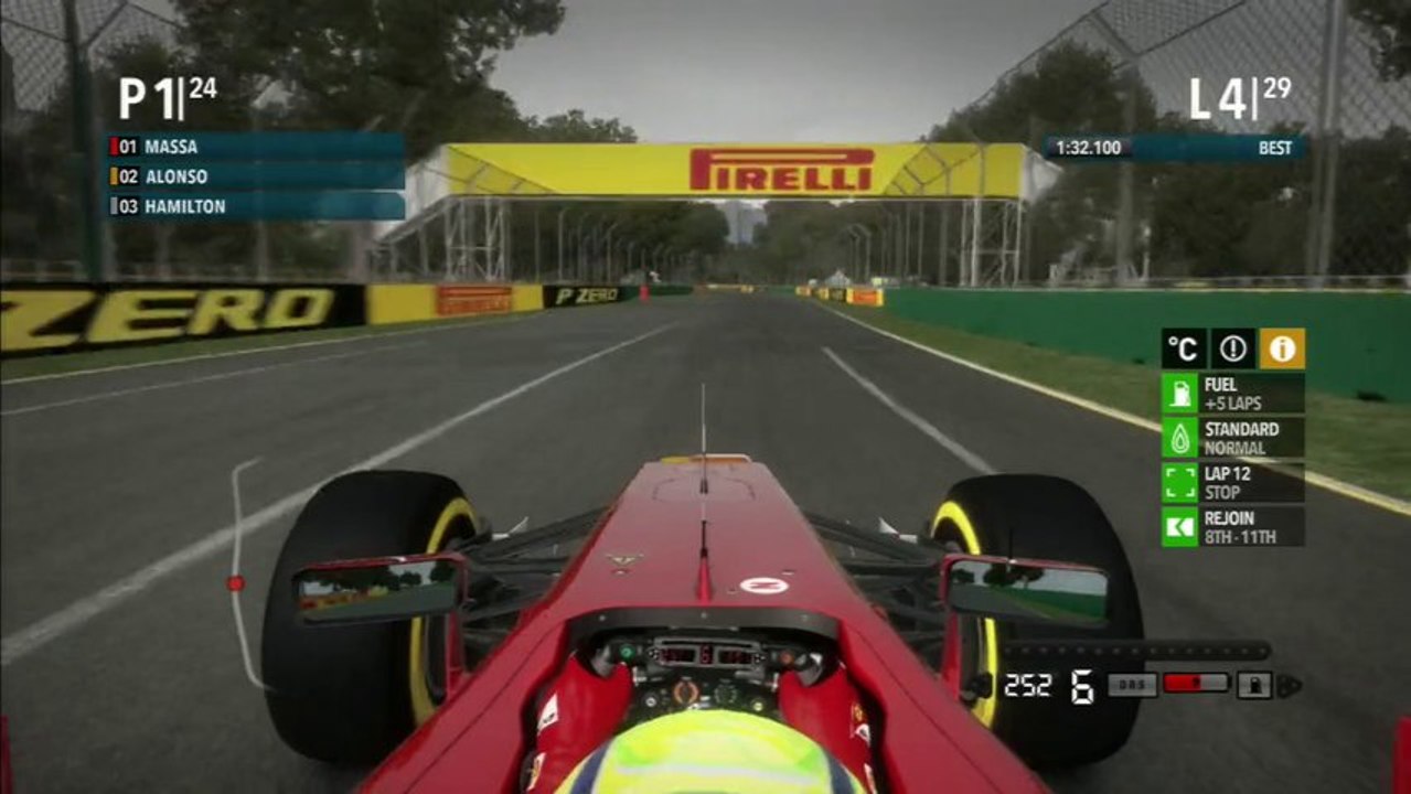 F1 2012 First race without assistants