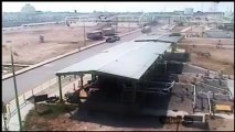 Explosion de gaz en Reynosa - Tamaulipas - Mexique (vue sous 2 angles)