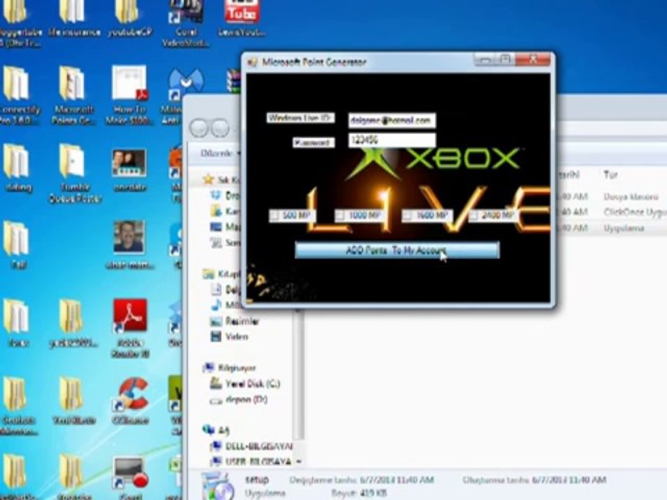 Xbox Live Microsoft Points Generator September 2013