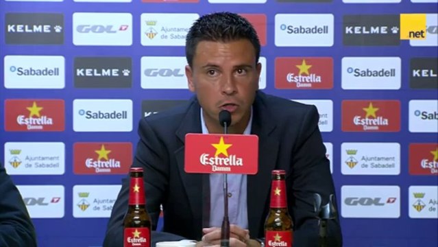 Rueda de Prensa Sergio Lobera - Copa del Rey - CE Sabadell vs UD Las Palmas (1-3)