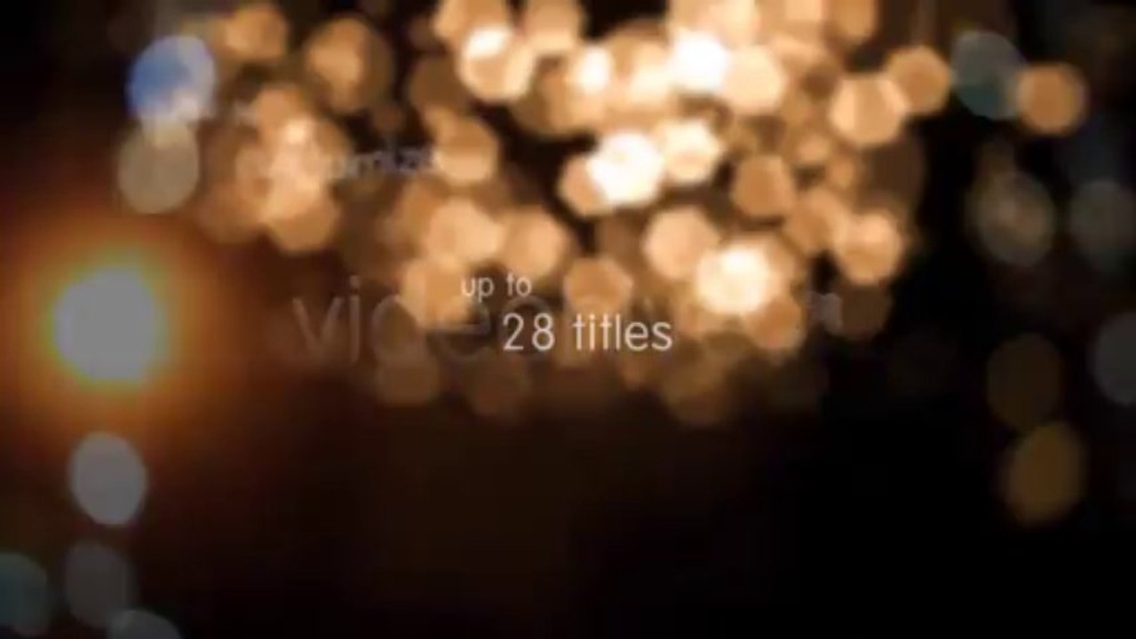 Lens Blur Intro - After Effects Template