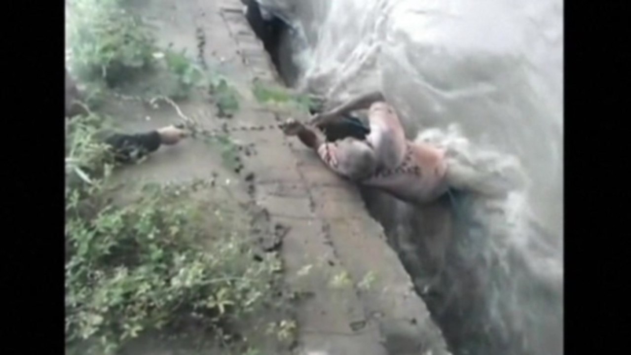 Dramatic rescue caught on camera