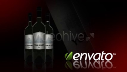Smooth Wine Bottle Commercial - After Effects Template
