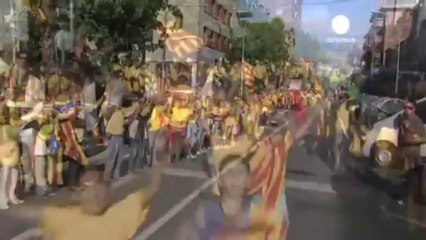 Catalan separatists buoyed by vivid human chain for...
