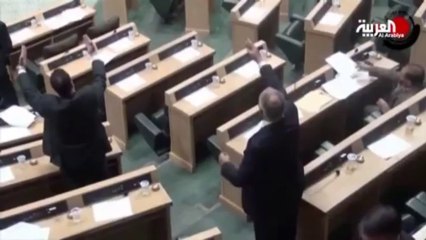 Jordanian MP shoots rifle during parliament session