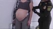 Une femme avec un faux ventre arrêtée pour trafic de drogue.. 2 kg de cocaïne dans son faux ventre de femme enceinte!