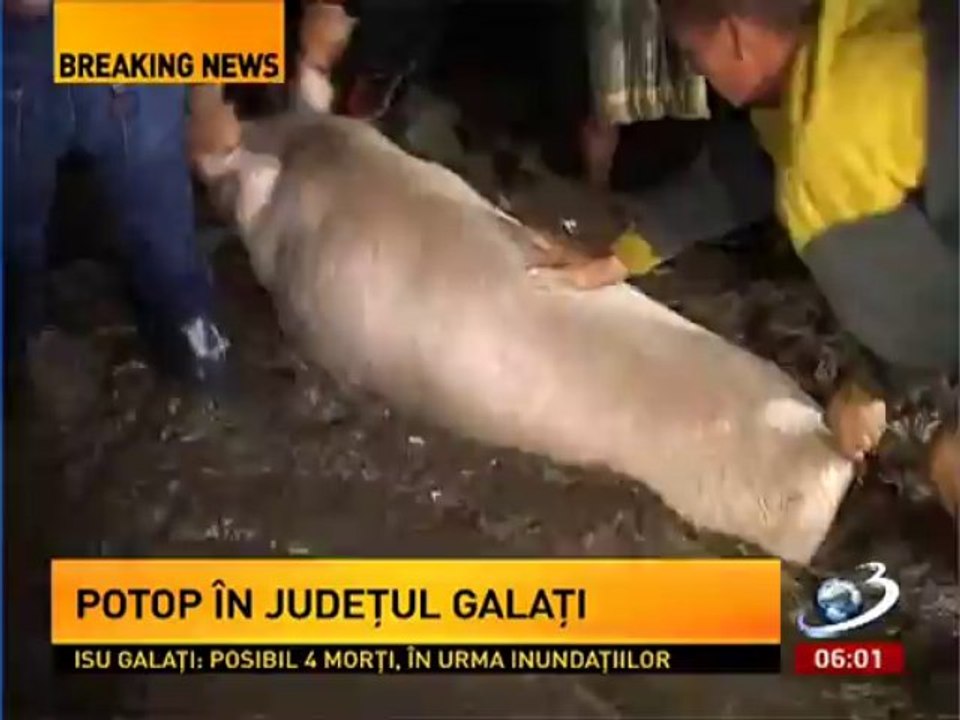 Inundatii catastrofale la Galati 12 septembrie 2013