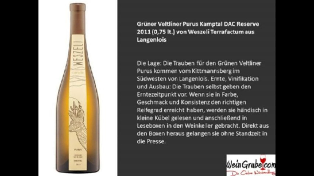 Vinothek Weingrube.com präsentiert Weine aus dem Weingut Weszeli Terrafactum!
