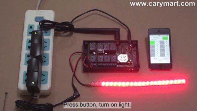 iOS System Smartphone WIFI Controller Controls LED Light Strip