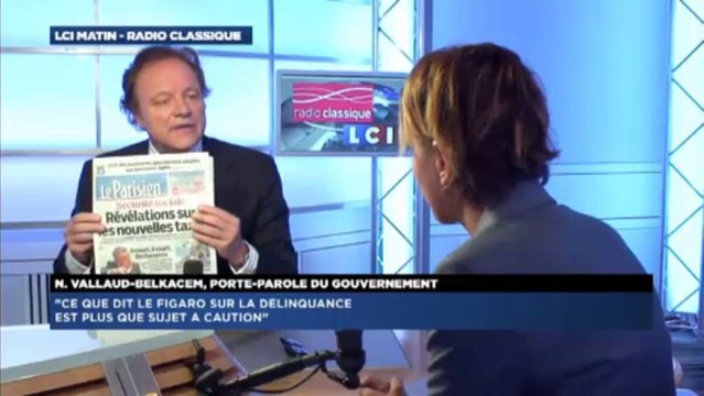 Najat Vallaud-Belkacem, invitée politique de Guillaume Durand avec LCI