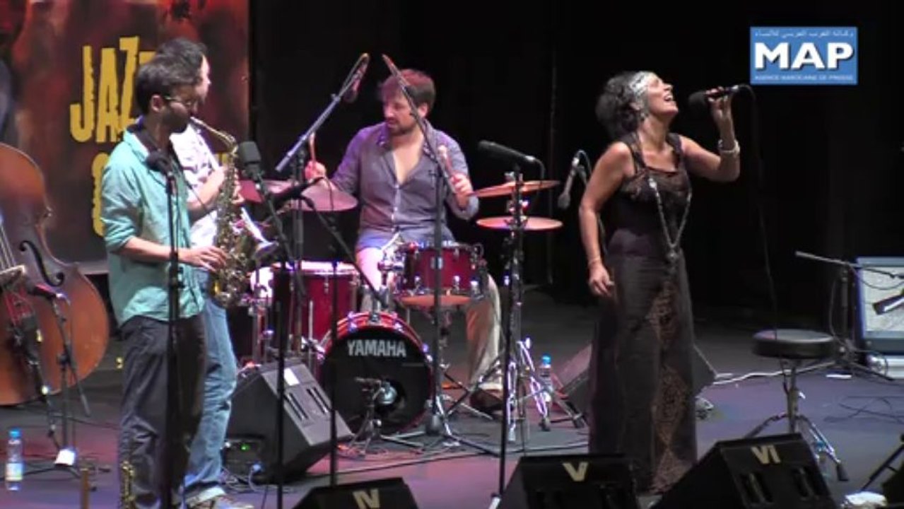 Rencontre musicale entre Papanosh Quintet et Oum au Festival de Jazz au Chellah