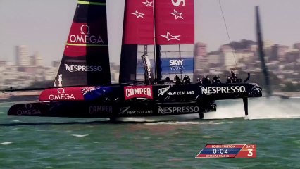 Americas Cup Finals Flying on Water