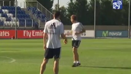 Pierwszy trening Bale'a w Realu