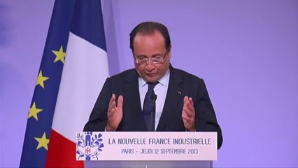 Hollande vante les "34 plans de bataille" pour doper l'industrie
