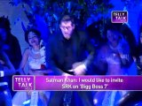 Salman Khan would like to invite Shahrukh Khan on Bigg Boss 7