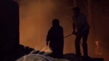 Massive fires threaten villages in north-western Spain