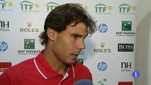 Rafael Nadal will play singles against Ukraine in Davis Cup 2013