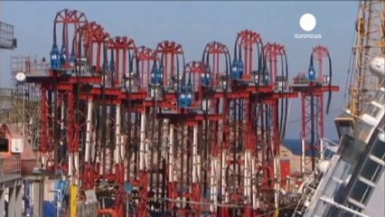 Costa Concordia'nın enkaz kaldırma çalışmaları...