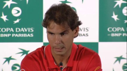 Copa Davis - Nadal: "He jugado siempre que he podido"