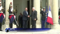 Proche-Orient: Hollande évoque la Syrie avec Abbas à l'Elysée