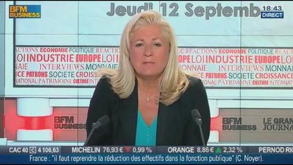 Charles de Courson, Jean-François Roubaud, Philippe Mabille, Nicolas Prissette, dans Le Grand Journal - 12/09 3/4