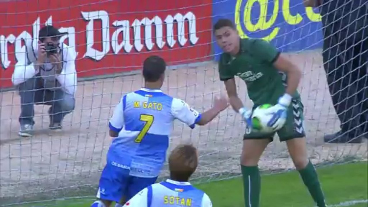 Copa del Rey 2013-2014 - 02ª Ronda - CE Sabadell vs UD Las Palmas (1-3) MASOUD, ASDRÚBAL y TATO