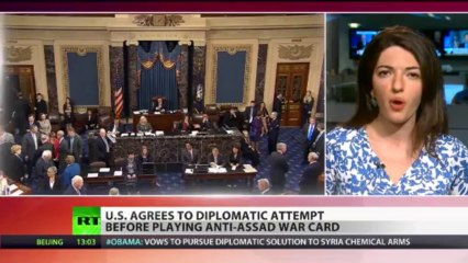 Obama agrees to diplomatic attempt before playing anti-Assad war card