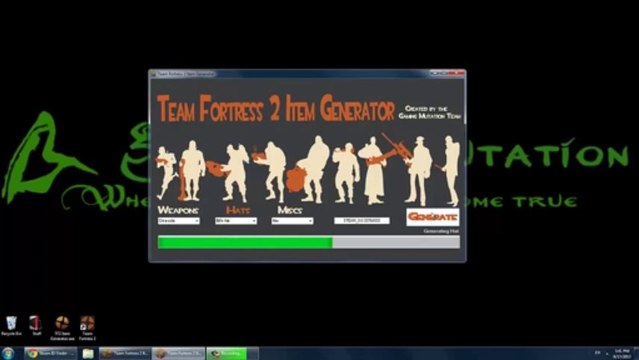 Team Fortress 2 ( TF2 ) Item Generator Free Download TF2 Ite