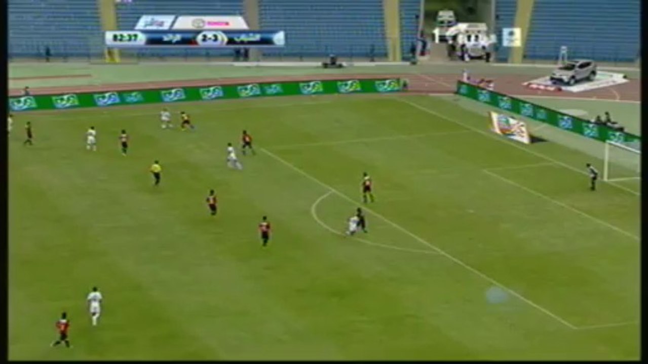 الهدف الرابع للشباب على الرائد دوري عبداللطيف جميل
