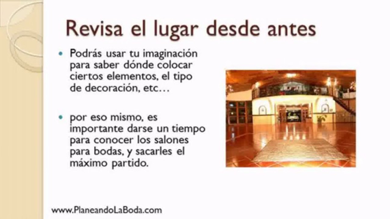 Salones para bodas