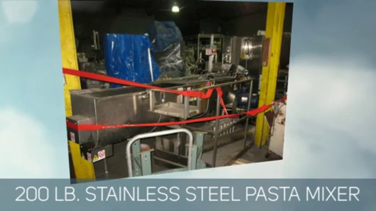 Used Pasta Machines: Pasta Cooker, Mixer, Ravioli, Toresani, Dominioni