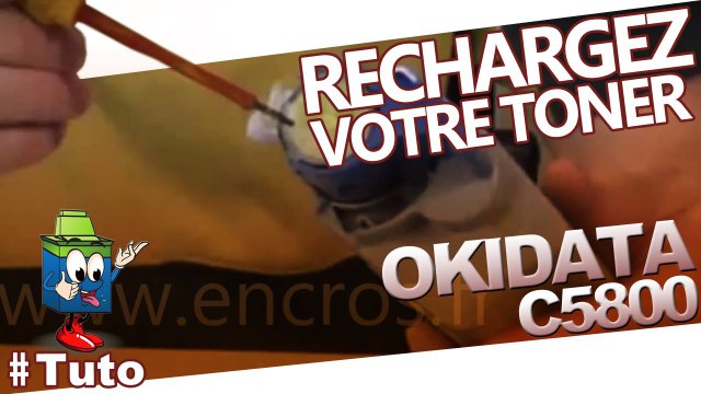 Comment bien recharger une cartouche toner OKIDATA C5800