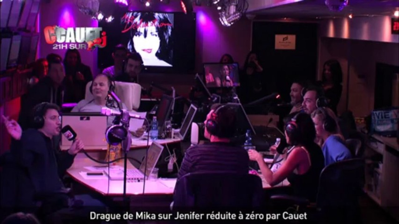 Drague de Mika sur Jenifer réduite à néant par Cauet - C'Cauet sur NRJ