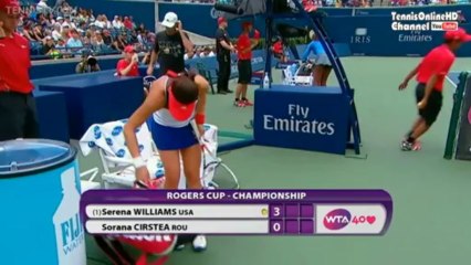 Sorana Cirstea - Serena Williams (Toronto 2013 - Final) Part 1