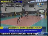 Fenerbahçe Kadın Voleybol Takımı, Dinamo Krosnadorla Hazırlık Maçı Yaptı