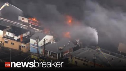 BREAKING: Massive 6 Alarm Fire on Boardwalk in Seaside Park, NJ