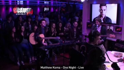 Matthew Koma - One Night - Live - C'Cauet sur NRJ