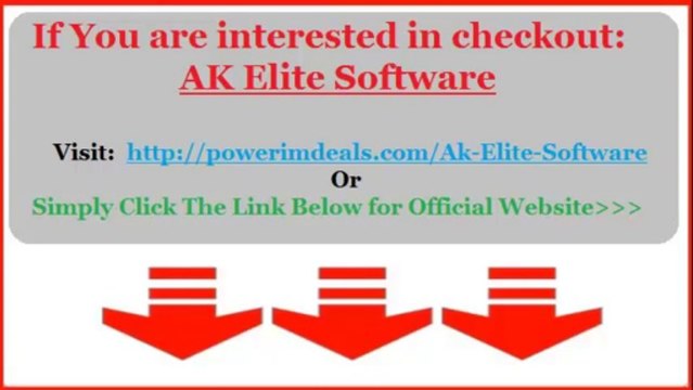 AK Elite Software Review By Brad Callen - Get 10% Cashback
