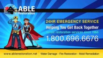Fire Damage Restoration Services by Able Restoration