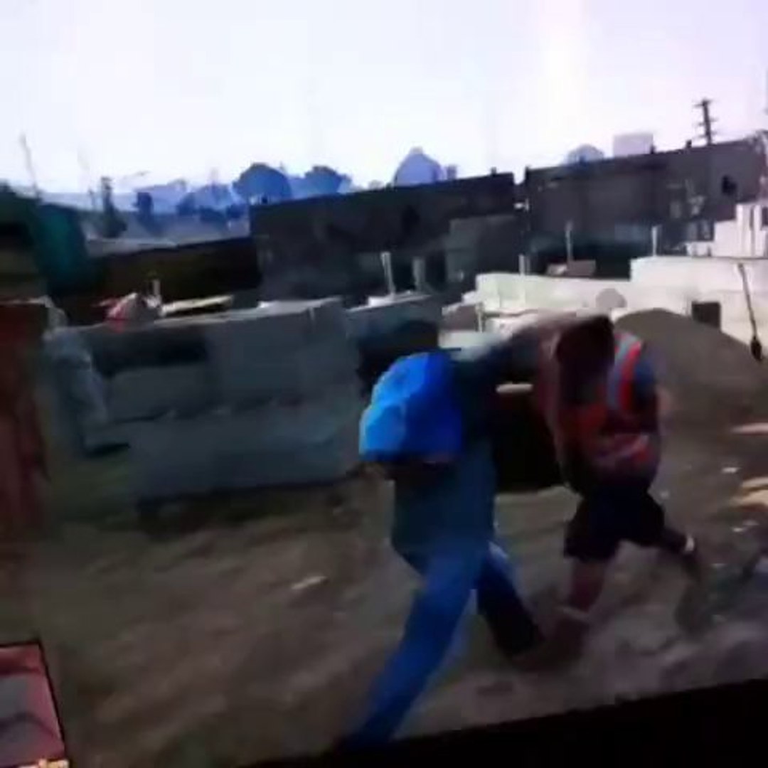 Fight with Michael! Leaked GTA 5 gameplay!